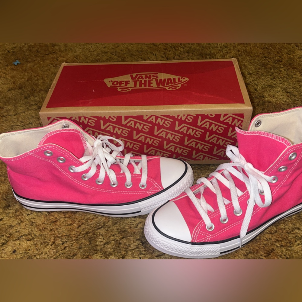 Converse Pink High-Top Sneakers